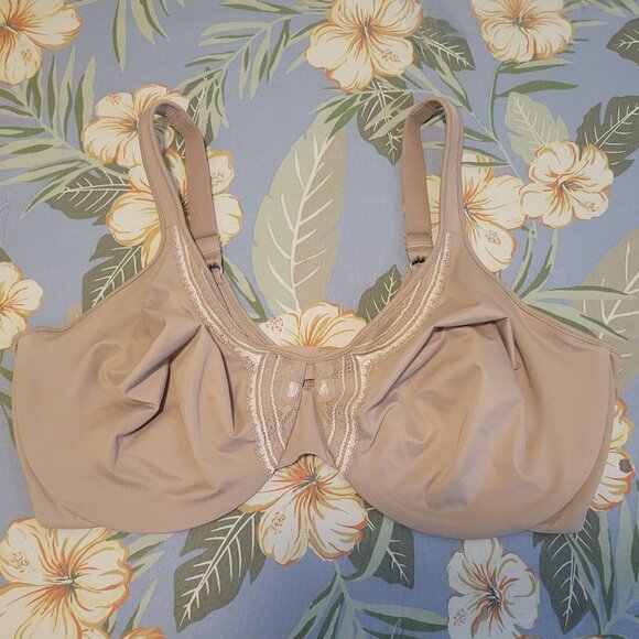 Olga Women's Butterfly Effect Minimizer Bra, Toasted Almond, 42DD, 35912 - Picture 2 of 6